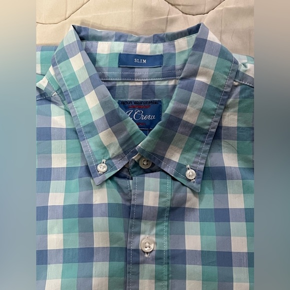 J Crew Slim-Fit CoolMax Button-down Long Sleeve Shirt S - Picture 1 of 5